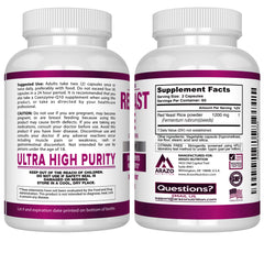 Arazo Nutrition pack of 2 bottles emphasizes value and consistent daily supplementation.