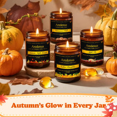 Closeup of caramel drizzle on a crisp apple note from Aredenua Caramel Apple Candle enhances inviting aroma.