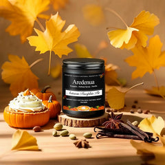 Aredenua Holiday decor scene with pumpkin spice aroma