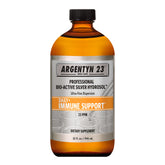 Argentyn 23 bottle pour shows quick, bio-active silver support for everyday wellness
