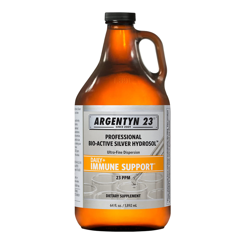 Argentyn 23 professional immune-support bottle for daily wellness and easy dosing.