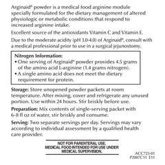 Arginaid Cherry powder mixed with juice for tasty flavor and easy consumption.