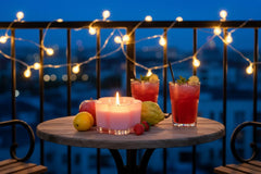 AROMA BAY glossy pink jar design elevates any room decor.