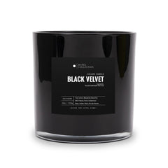 Aroma360 Black Velvet 55oz jar candle on display, premium home fragrance for large spaces.