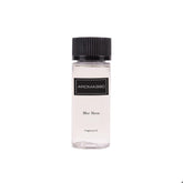 Aroma360 Blue 50mL bottle closeup for premium home fragrance.