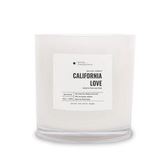 Aroma360 California Love four wick candle jar enhances hotel-inspired ambiance in any living space.