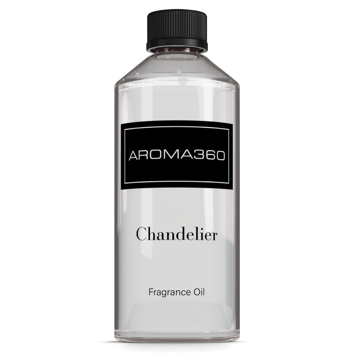 Aroma360 Chandelier fragrance oil bottle ready for diffuser use, for luxurious ambience