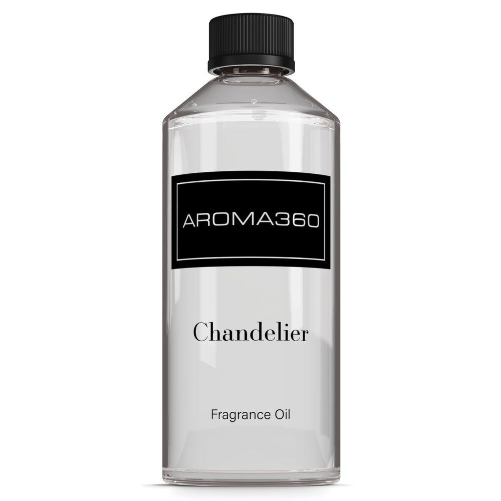 Aroma360 Chandelier fragrance oil bottle ready for diffuser use, for luxurious ambience