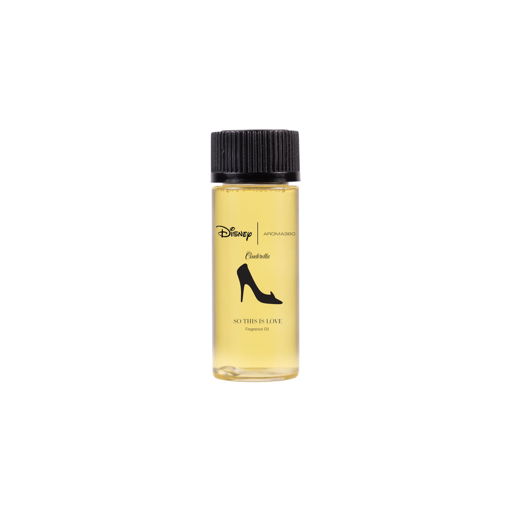 Aroma360 So This is Love bottle shows premium diffuser oil for elegant home fragrance.