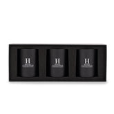 Aroma360 Hotel Collection Candle Trio Black Velvet pour creates an elegant hotel-inspired ambiance.