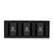 Aroma360 Hotel Collection Candle Trio Black Velvet pour creates an elegant hotel-inspired ambiance.