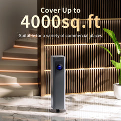 Aromadd 1500ml Scent Air Machine side panel highlights premium materials and quiet operation.