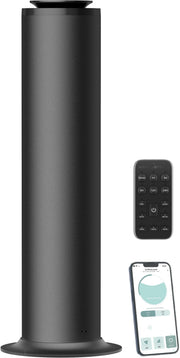 Aromadd floor-standing diffuser showing wide-area fragrance for large spaces.