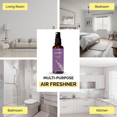 Aromafume Lavender pillow spray closeup for restful nights