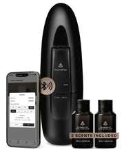 AROMAPLAN plug-in diffuser in black for a sleek, discreet scenting solution.