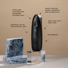 AROMAPLAN wall plug-in diffuser setup for clean, clutter-free installation
