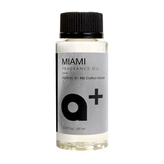 Aromar+ Miami bottle exudes luxury hotel scent for elegant home diffusion.