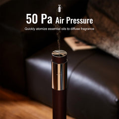 AROMASOUL app-controlled diffuser via Bluetooth for smart scheduling.