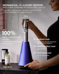 AROMASOUL Waterless Diffuser 120ml hotel oil bottle ready for guest spaces