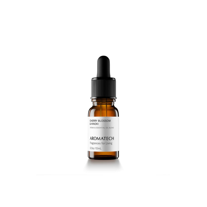 AromaTech cherry-blossom-hinoki-oil-bottle delivering a delicate everyday fragrance