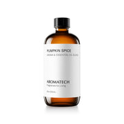 AromaTech Pumpkin Spice bottle pour for cozy autumn scenting and mood enhancement