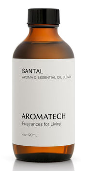 AromaTech Santal bottle pour creates a warm, inviting room ambiance.