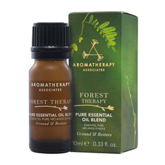 Aromatherapy Associates Forest Therapy bottle closeup, showcasing the pure undiluted blend.