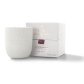 Aromatherapy Associates Rose Candle front view with ceramic holder for mood uplift.
