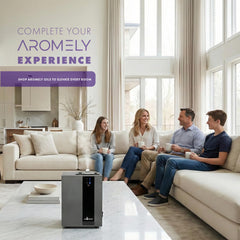 AROMELY HVAC-ready diffuser blends with your system for uniform fragrance
