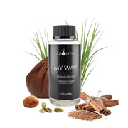 AROMELY My Way diffuser oil bottle in sleek packaging for elegant home scenting.
