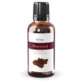 ArOmis Rosewood essential oil bottle close-up for premium diffusion