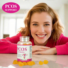 Aromlife PCOS Gummies with Myo-Inositol highlighted in the formula