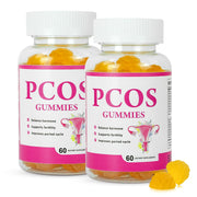 Aromlife PCOS Gummies orange bottle offers convenient daily support
