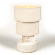 Arovan lavender-sandalwood candle ideal for calming evenings and meditative moments.
