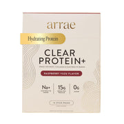 Arrae Clear Protein bottle showing a clean, easy-to-digest protein option for daily energy.