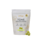 Arrae Tone Gummies bottle front showing Sour Green Apple flavor for lean muscle support
