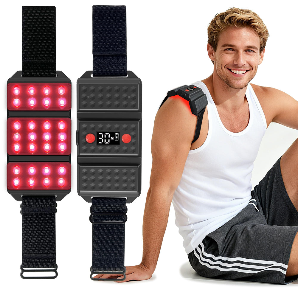 Arsoma Red Light Therapy Belt front view for targeted muscle support and mobility.