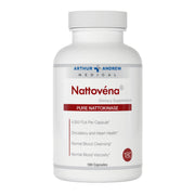 Arthur Andrew Medical Nattovena bottle front shows clear dosing information for shoppers.
