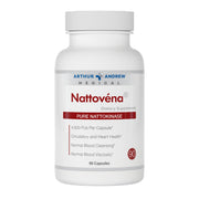 Nattovena bottle with double-strength nattokinase capsules for potential blood flow support