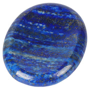 Artistone lapis lazuli worry stone held for meditation