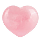 Artistone Rose Quartz Heart Stone, 2-inch polished carving for meditation and heart chakra balance.