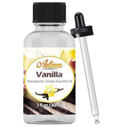 Artizen Aceite Esencial de vainilla en botella con cuentagotas para aromaterapia suave