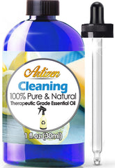 Artizen cleaning blend bottle label highlights a natural cleaner for kitchen and bathroom
