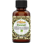 Artizen fennel essential oil bottle front view for pure aroma use.