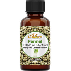 Artizen fennel essential oil bottle front view for pure aroma use.