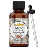 Artizen garlic essential oil bottle, pure concentrate, ideal for winter blends and diffusers.