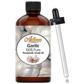 Artizen Garlic Essential Oil bottle showing pure aroma and rich color.