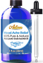 Artizen Head Relief bottle pour for quick aromatherapy and relaxation.
