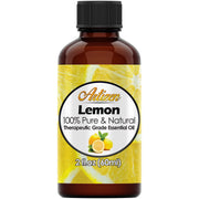 Artizen Aceite Esencial de Limón en botella de vidrio, aroma puro para difusor.