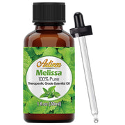 Artizen Melissa essential oil bottle showcases purity and premium packaging.